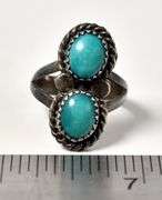 Turquoise Gemstone Ring in Sterling Silver