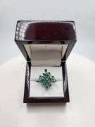 Extremely fine Victorian Emerald and diamonds ring