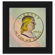 Ben Half Dollar by Steve Kaufman (1960-2010)