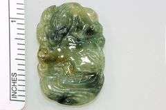 Semi-Translucent Jadeite Pendant