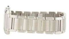 Cartier Tank Francaise 2302, 28 X 32mm, Silver Dial, Stainless Steel Watch