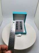 Very high quality hand made emerald and diamonds on silver earrings