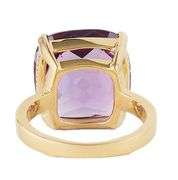 Tiffany & Co. 10.50ct Cushion Amethyst Solitaire Sparkler Ring in 18K