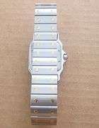 CARTIER MEN'S AUTOMATIC 18K AND STAINLESS STEEL SANTOS WATCH 29MM