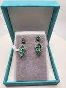 Extremely fine Victorian Emerald and diamonds earrings