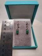 Extremely fine Victorian Emerald and diamonds earrings