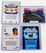 4 Latest QB Greats 2024 Rookie Football Cards