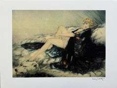 Louis Icart, Silk Robe