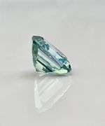 5.5 Ct Paraiba Green Asscher Cut Fire Moissanite
