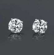 Sparkling 4 Ct Eye Clean Lab Simulated Diamond Earrings