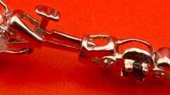 14K White Gold Sapphires and Diamond Tennis Bracelet