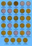 Album of 64 Different Lincoln Wheat Cents: 1909-1940-S