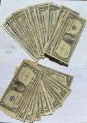 Thirty Various 1935 1957 Series $1 Silver Certificates