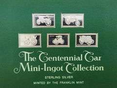 The Centennial Car Mini-Ingot Sterling Silver Bar Collection