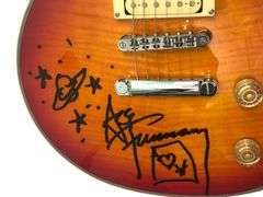 Ace Frehley of KISS Autographed Guitar with Sketches