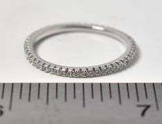 CZ Gemstone Stackable Ring in Sterling Silver