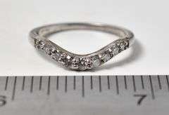 CZ Gemstone Stackable Ring in Sterling Silver