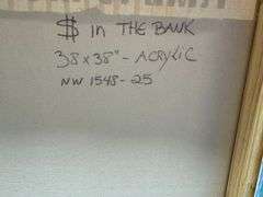 Wonderful Original Acrylic on Canvas by Jozza Jozza $ In The Bank