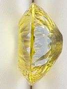 Non-stop flashing! Collectors sized 74.20ct brilliant lemon Citrine!