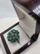 Extremely fine Victorian Emerald and diamonds ring