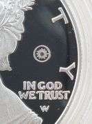 2025 W Laser Engraved Privy Silver Eagle, OGP