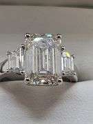 Magnificent Certified 14KT Gold 6.06 CTTW Lab Grown Diamond Ring