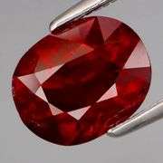 Stunning 3.02ct untreated rich red Garnet