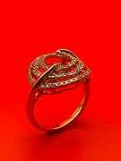 14K Two-Tone Gold Dancing Diamond Ring