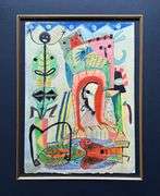 Fantastic Original One Of A Kind Artwork By Romgo