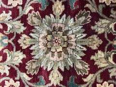 Handmade 7.2x7.2 Square Rug