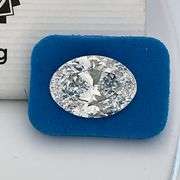 I.G.I CERTIFIED LOOSE DIAMOND 4.04 CARAT LAB GROWN OVAL CUT D-VS1