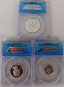 3 - 1st Day Issue Advance Release .999 Silver Coins