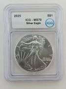 2025 American Silver Eagle, ICG MS70