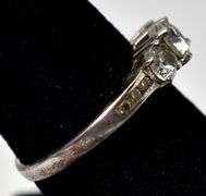 CZ Gemstone Ring in Sterling Silver