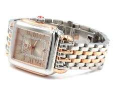 Michele Deco Madison Mid 31mm  2-Tone Diamond Dial Quartz Watch
