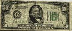 $50 1934 Cleveland Fed Reserve Note