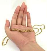 Ultra Classic 18K Yellow Gold 21" Standard Link Necklace