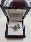 Extremely fine Victorian Emerald and diamonds ring