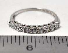 CZ Gemstone Ring in Sterling Silver