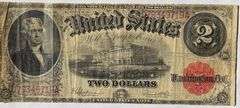 $2 Series 1917 US Note.