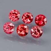 Real! Rare! Really rare! 4.21ct Padparadscha Garnet set!