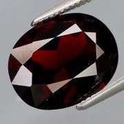 Ravishing 5.03ct black cherry red Mozambique Garnet