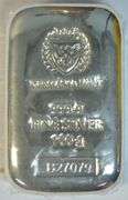 Special Germania Mint 100 Gram pure .9999 Fine Silver Bar in box