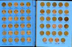 2 Lincoln Wheat Cent Albums: 1941 – 1974+
