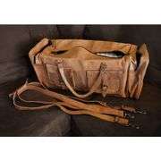 Large Full Grain Leather Duffel Bag
