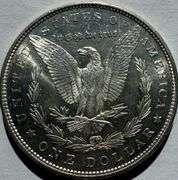 1878 7 Tail Feathers Near Proof Like Morgan