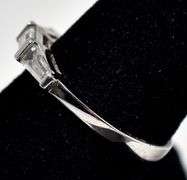 CZ Gemstone Ring in Sterling Silver