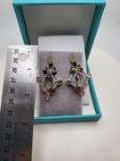 Extremely fine Victorian diamonds with sapphire earrings