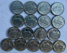 Nineteen Frosty White BU S War Nickels