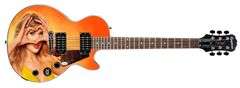 Taylor Swift Signed Custom Epiphone Graphics Guitar ACOA